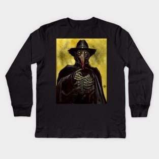 Plague Doctor is In...Color Kids Long Sleeve T-Shirt